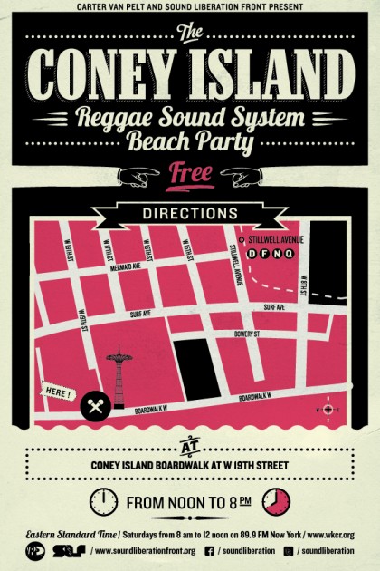 Coney Island Reggae 2012 - Directions