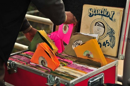 Selecting is an art at Coney Island Reggae