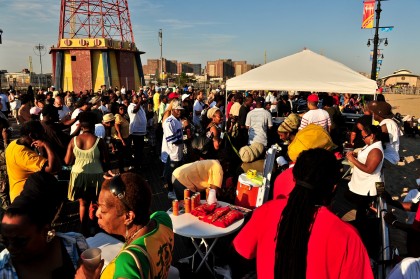 Crowd at Coney Island Reggae