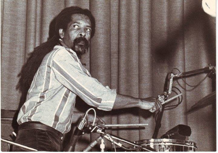 Larry McDonald performing, vintage photo