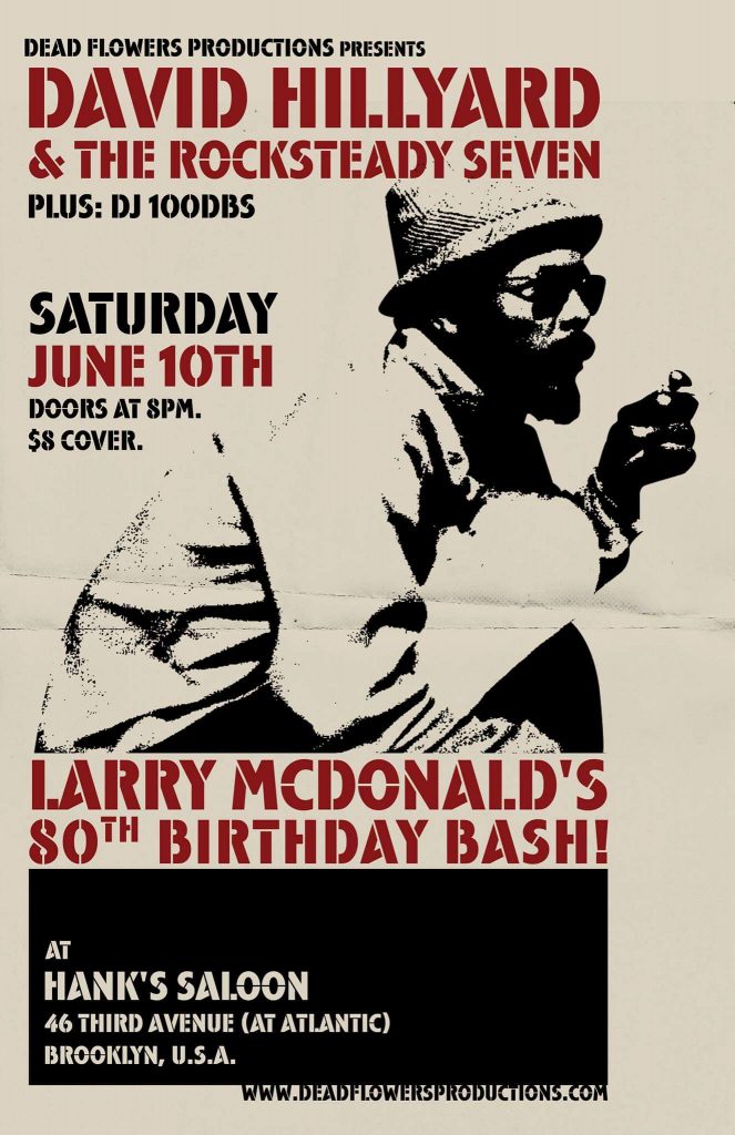 Larry McDonald's 80th Birthday Bash at Hank's Saloon