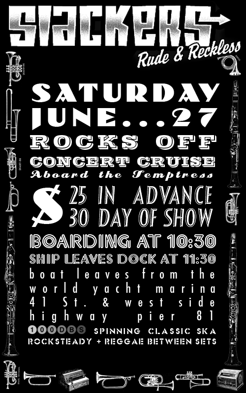 Booze Cruise with The Slackers & 100dBs
