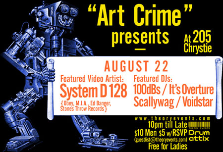 System D-128 at ArtCrime